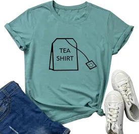 BLACKOO Teen Girl Funny T Shirts Women Cute Tops Junior Graphic Tee