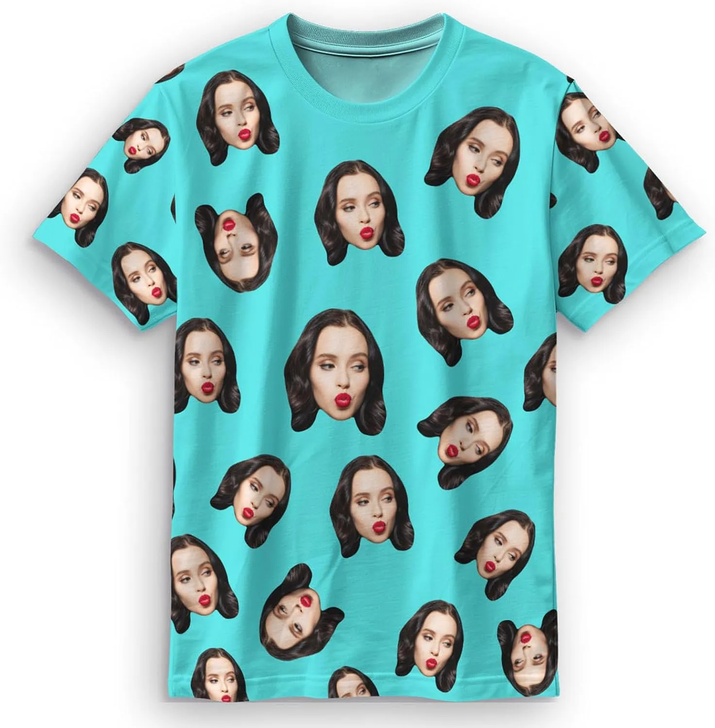 Custom T Shirts Add Your Own Custom Photo Text Name Personalized Shirt Men Boyfriend Face Printed Gifts Customized-8 Sizes