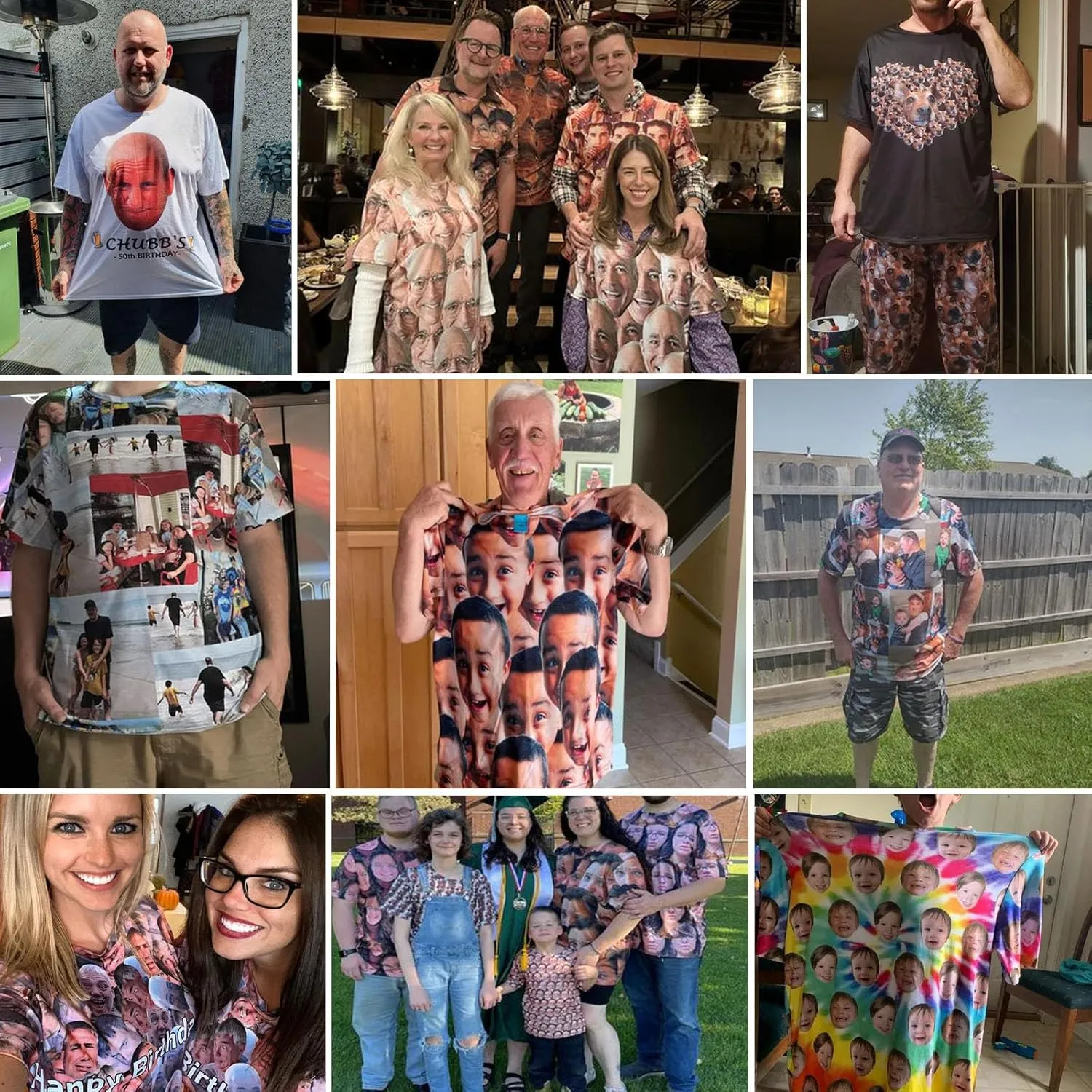 Custom T Shirts Add Your Own Custom Photo Text Name Personalized Shirt Men Boyfriend Face Printed Gifts Customized-8 Sizes