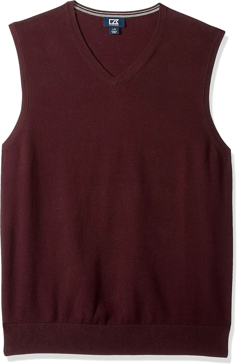 Cutter & Buck Men's Cotton-Rich Lakemont Anti-Pilling V-Neck Sweater Vest