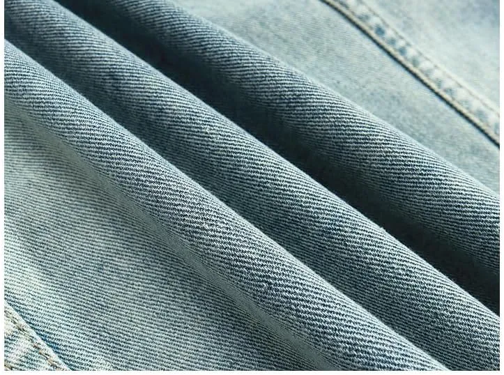 Denim Fairy Grunge Hoodies for Men Casual Long Sleeve Hooded Pullover with Side Pockets Oversized Swearshirt