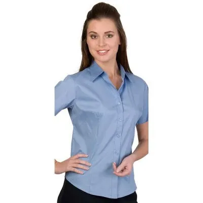 DNC Ladies Premier Stretch Poplin S/S Business Shirts (4231)