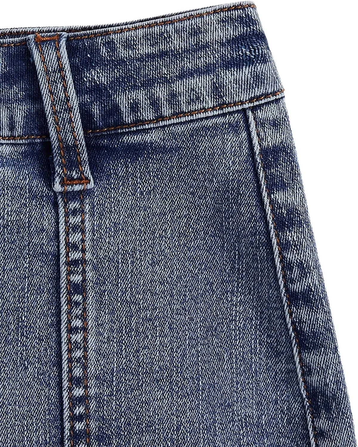 Girl's Denim Cargo Skirt Y2K Solid Low Waist Button Bodycon A Line Denim Skirt Slim Fit Mini Skirt with Flap Pocket
