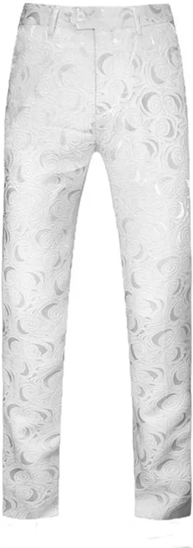 MOGU Floral Dress Pants for Men