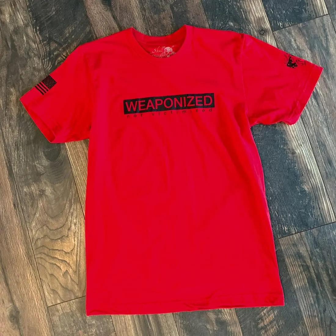 Not Victimized Patriotic Warrior Unisex T-Shirt - American Warrior 1776 Collection for Men and Women
