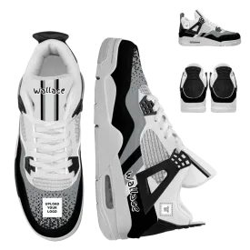 Personalized Sneakers, Custom Sneakers, Put name or business name on it, AJ4-C05111