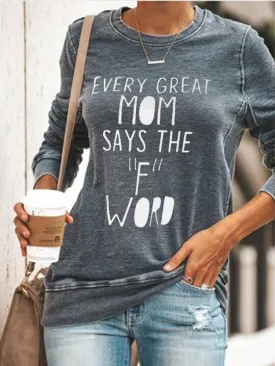 Printed Casual Long Sleeve T-Shirt